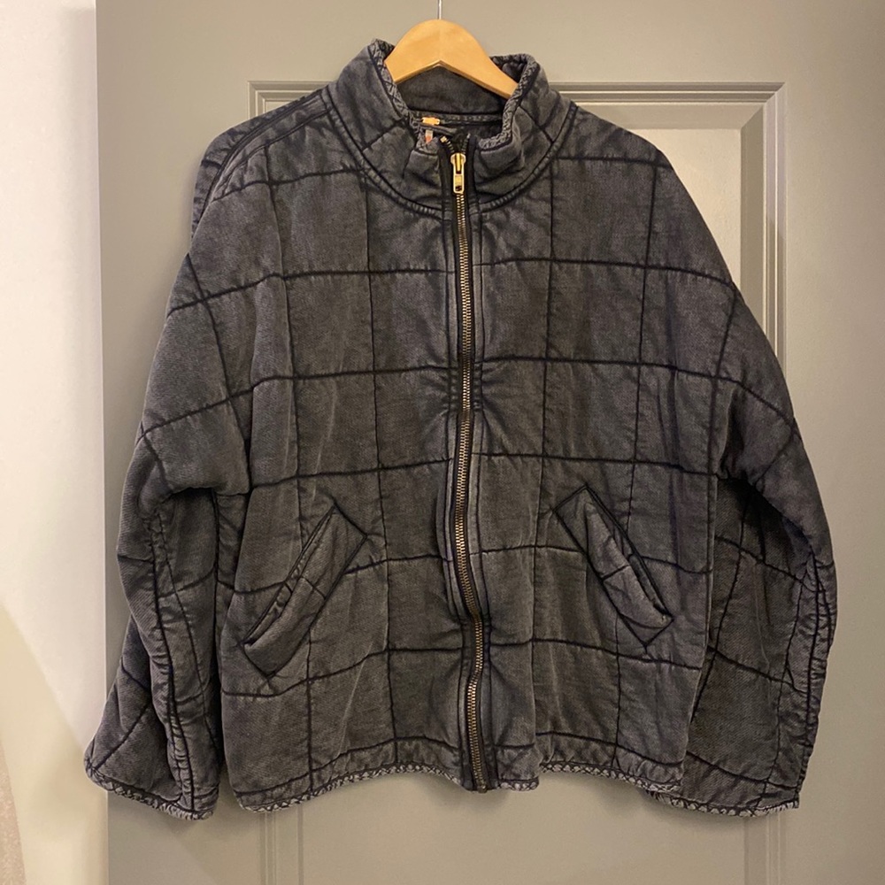 Free People black dolman jacket -M